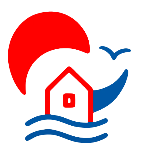 Logo der Ferienunterkunft invertiert